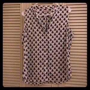 Sleeveless Banana Republic top